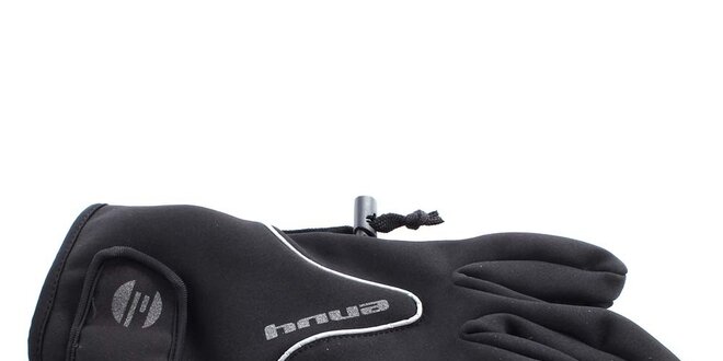 Pánské černé sportovní rukavice s fleecovou podšívkou Envy