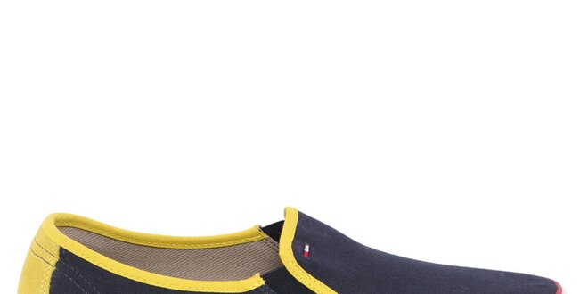 Pánské nazouvací boty se žlutými prvky Tommy Hilfiger