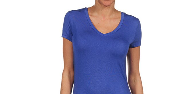 Dámské modré splývavé tričko Guess by Marciano