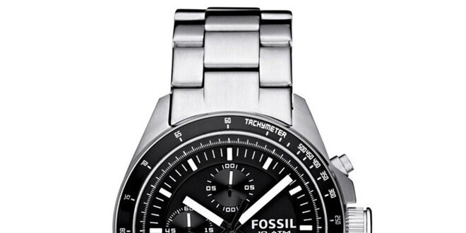 Pánské analogové hodinky z nerezové oceli Fossil