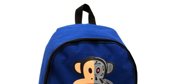 Modrý batoh s opičí hlavou Paul Frank