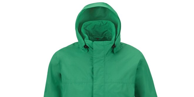 Pánská zelená funkční bunda s kapucí Maier
