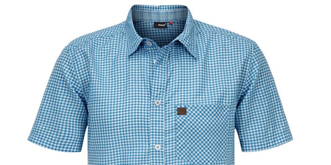 Pánská modrá kostkovaná košile Maier