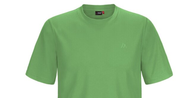Pánské světle zelené funkční tričko s krátkým rukávem Maier