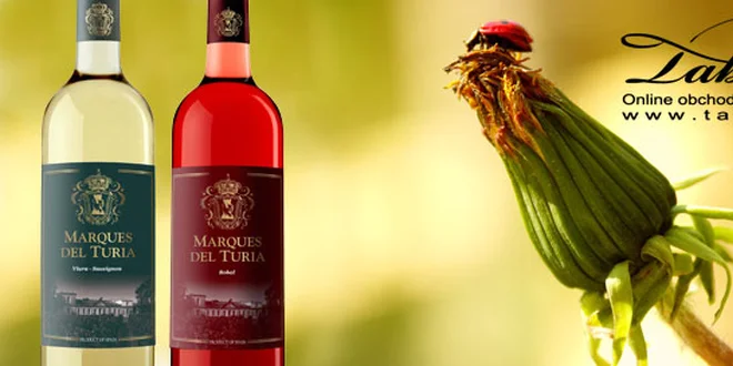 Sada dvou svěžích vín ze Španělska