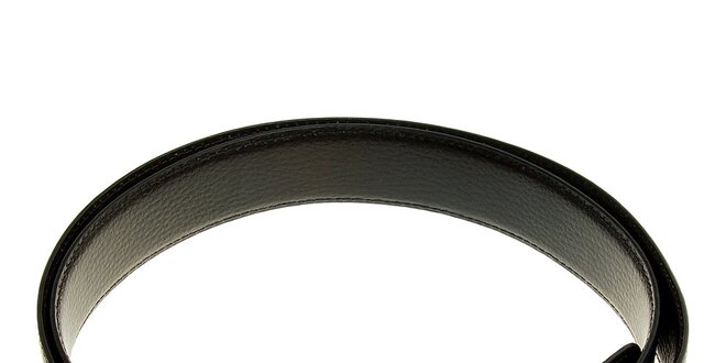 Pánský černo-hnědý oboustranný kožený pásek Ferré Milano