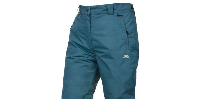 Dámské zeleno-modré lyžařské kalhoty Trespass