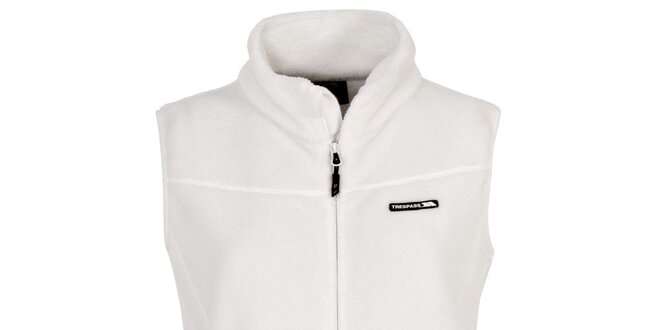 Dámská fleecová vesta v bílé barvě Trespass