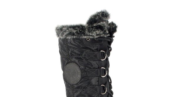 Dámské černé zimní boty Kimberfeel