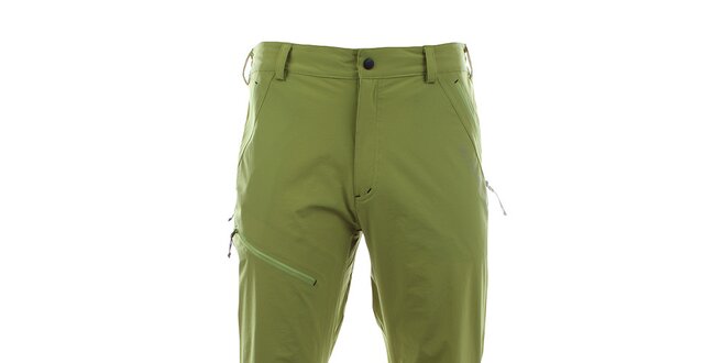 Pánské světle zelené funkční kalhoty Trimm