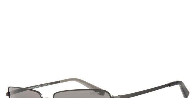 Pánské tmavě šedé sluneční brýle Calvin Klein s polarizovanými skly