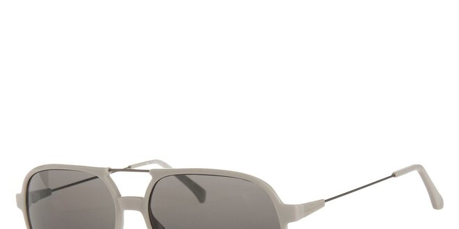 Pánské světle šedé sluneční brýle Calvin Klein