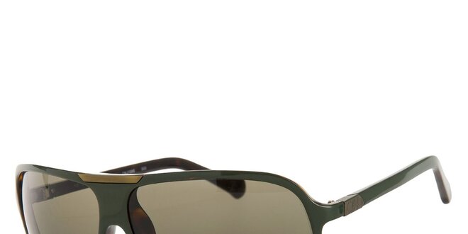Pánské tmavě zelené sluneční brýle Calvin Klein