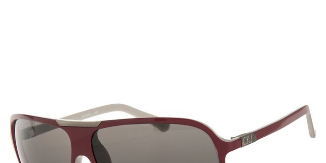 Pánské vínové sluneční brýle Calvin Klein