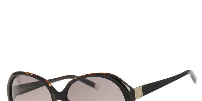 Dámské tmavě hnědé sluneční brýle Calvin Klein