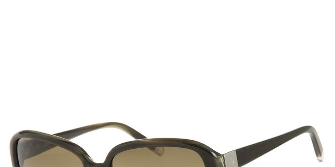 Dámské tmavě zelené sluneční brýle Calvin Klein