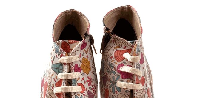 Dámské kotníčkové boty s barevnými lístky Elite Goby