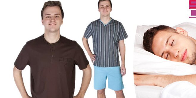 Pánská bavlněná pyžama několika vzorů