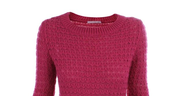 Dámský růžový pletený svetr Phard