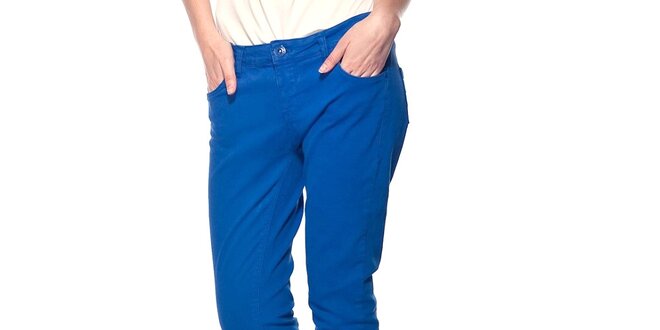 Dámské kobaltově modré kalhoty Jimmy Key