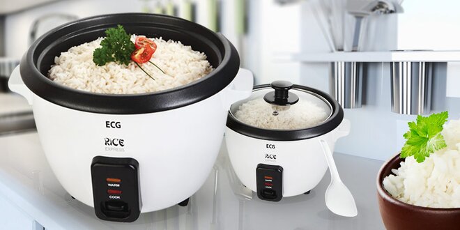 Praktický rýžovar ECG RZ 10 do vaší kuchyně