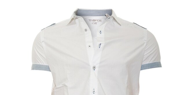 Ležérní pánská košile Energie v bílé barvě