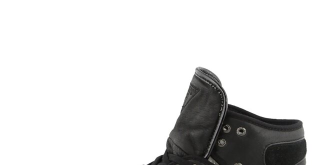 Pánské černé kotníkové boty Guess