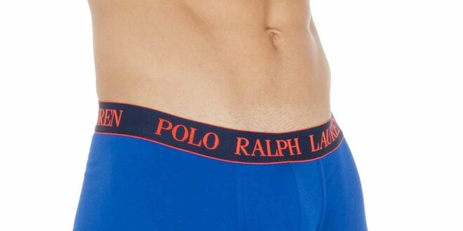 Pánské modré boxerky s výšivkou Ralph Lauren