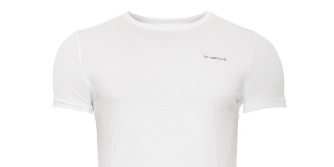 Pánské slim fit tričko Energie v bílé barvě