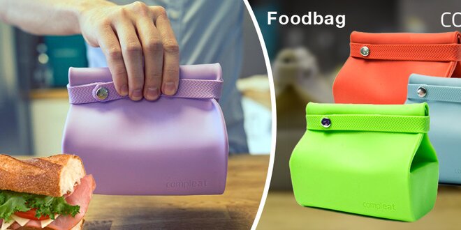 Silikonový pytlík na svačinu Compleat Foodbag