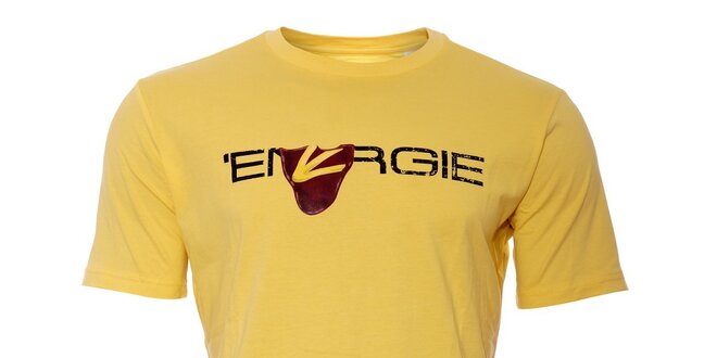 Pánské triko Energie ve žluté barvě