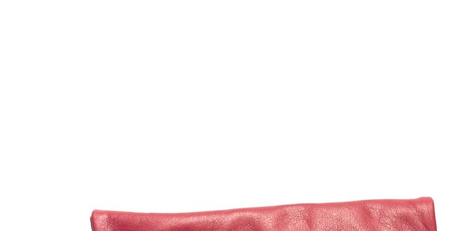 Dámská červená kožená kabelka do ruky Carla Ferreri