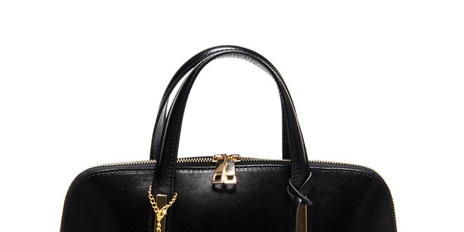 Dámská černá kufříková kabelka Carla Ferreri