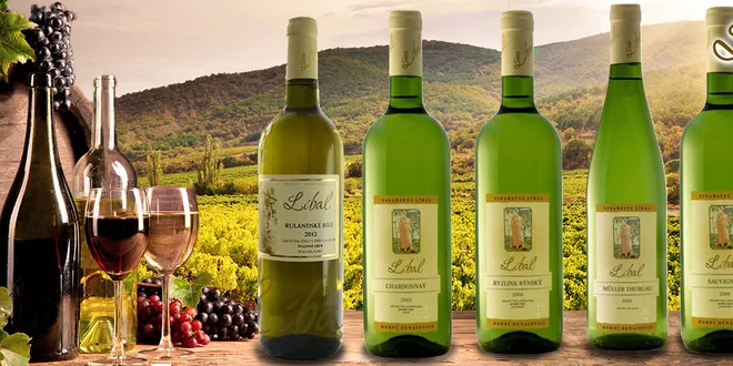 Kolekce šesti chutí z vinařství Líbal