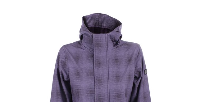 Dámský fialový kabát s kapucí Joluvi