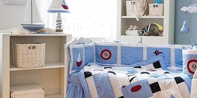 14-dílný set do postýlky Námořník