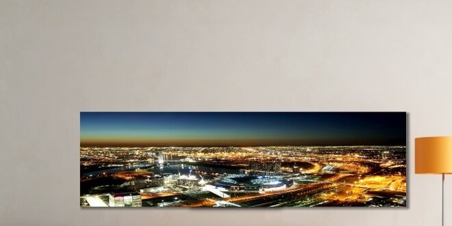 Panoramatický obraz Melbourne Austrálie 160x50 cm
