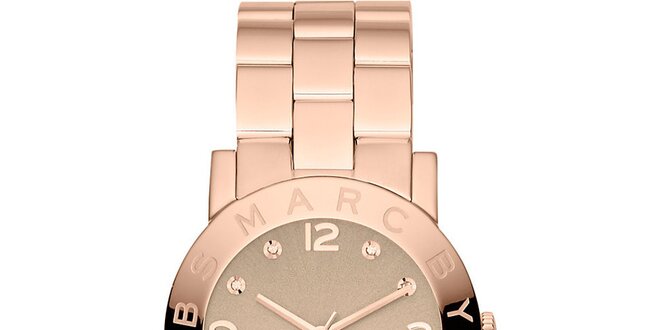 Dámské hodinky v barvě růžového zlata Marc Jacobs