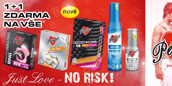 1+1 ZDARMA na vše z e-shopu Pepino.cz