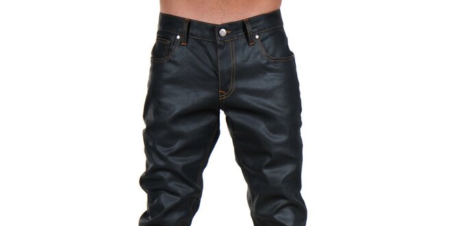 Pánské černé kalhoty Giorgio di Mare