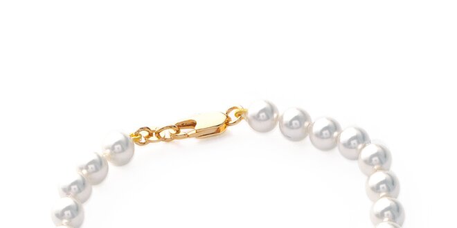 Dámský pozlacený náramek s perlami Mimossa
