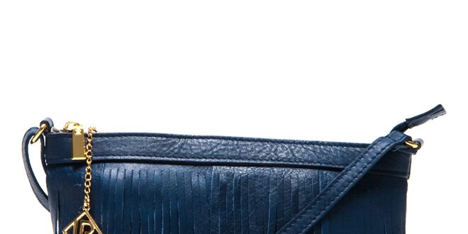 Dámská tmavě modrá kabelka s třásněmi Isabella Rhea