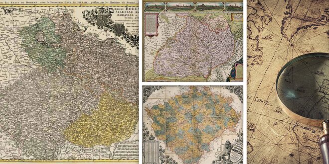 Unikátní atlas českých zemí z let 1518-1957