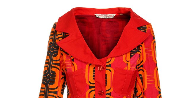Dámský oranžový kabát od Savage Culture