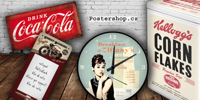 20% sleva na jakékoli zboží z Postershop.cz