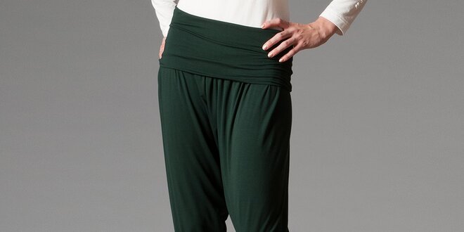 Dámské zelené kalhoty Pietro Filipi