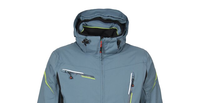 Pánská lyžařská bunda v modrém odstínu Bergson