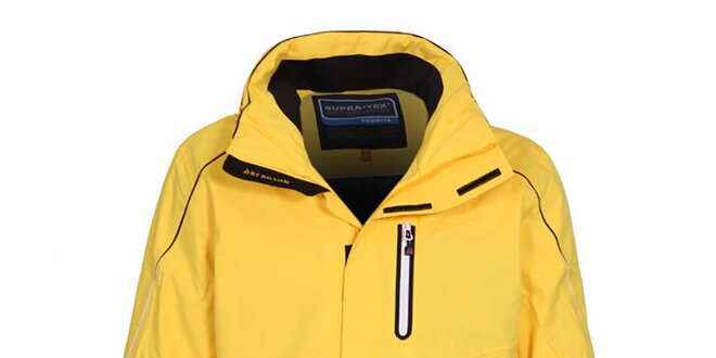 Pánská žlutá lyžařská bunda s membránou Bergson