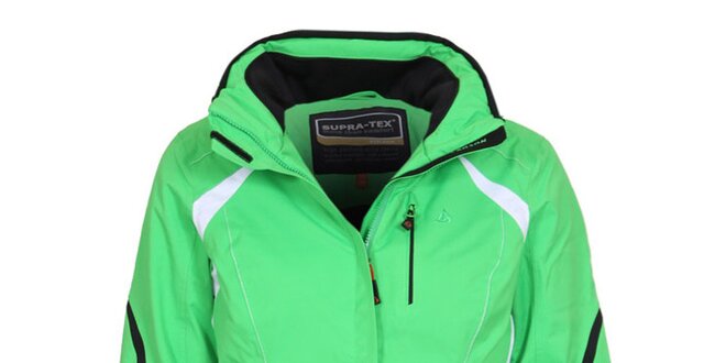 Dámská světle zelená lyžařská bunda Bergson