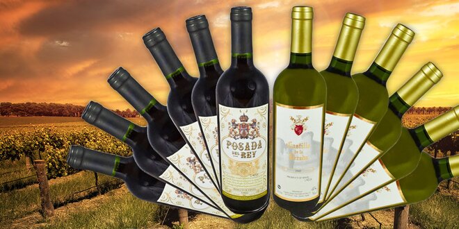 Kolekce 12 španělských vín Posada a Castillo